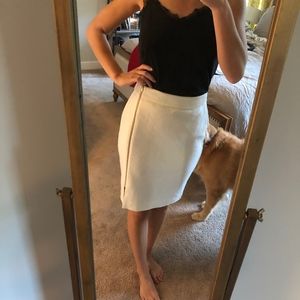 White Pencil Skirt with Tags